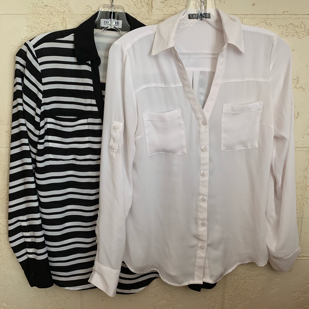 *Bundle* (2) Express Women’s Portofino Blouse XS